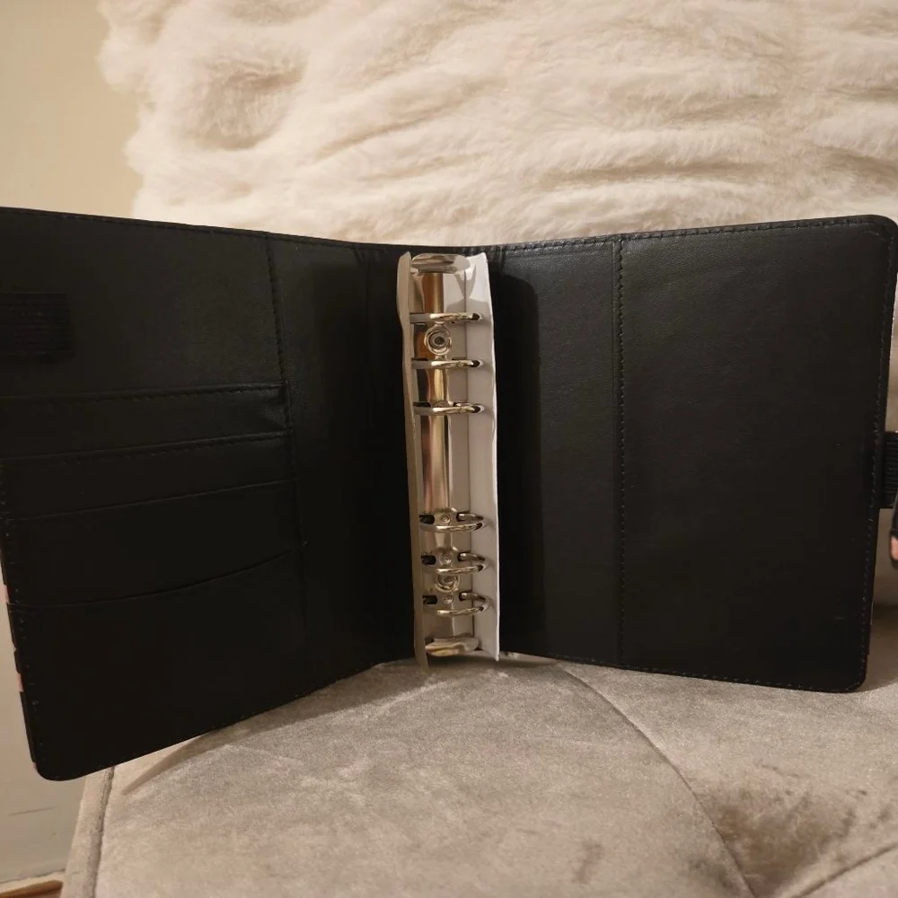 Unbranded Personal Budget Binder One Size Black Pink Leopard Print